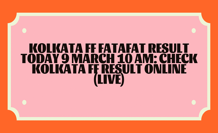 kolkata ff fatafat result