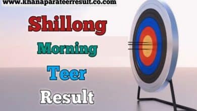 shillong morning teer result