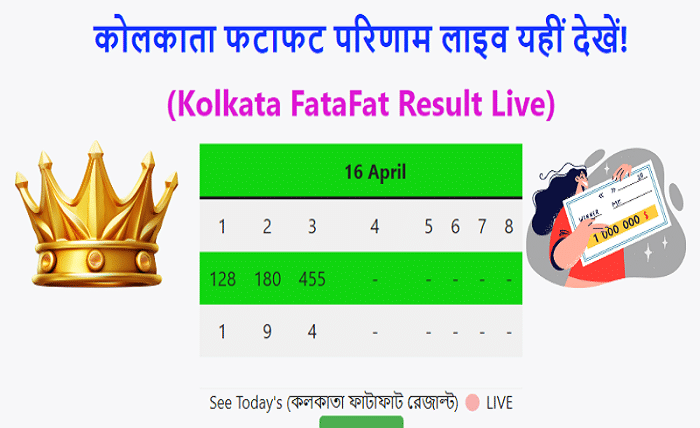 fatafat result kolkata