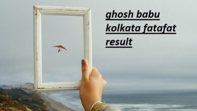 ghosh babu kolkata fatafat result