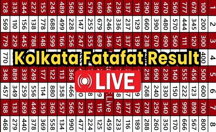 kolkata fatafat live result