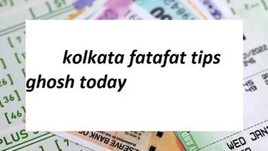 kolkata fatafat tips ghosh today