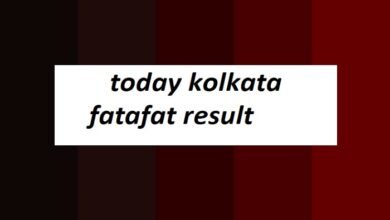 today kolkata fatafat result